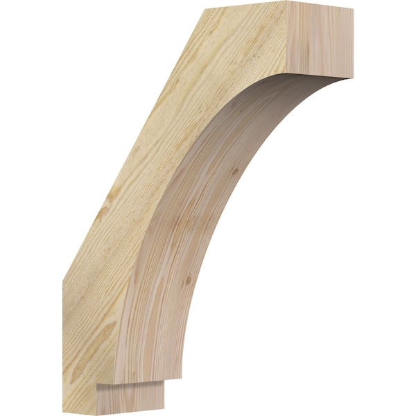 Ekena Millwork 6"W x 18"D x 24"H Imperial Rough Sawn Knee Brace, Douglas Fir BRC06X18X24IMP00RDF - main